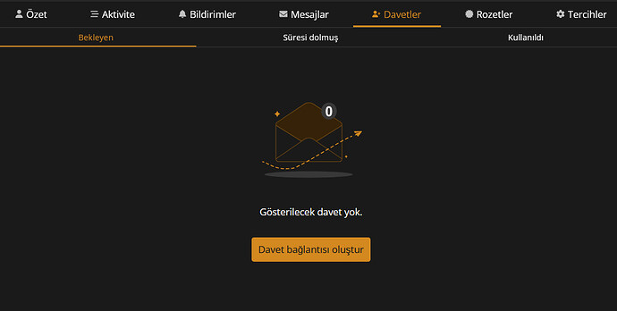 Davet Bağlantısı Oluştur - Kayıp Rıhtım Forum