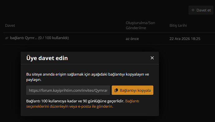 Davet Bağlantısı - Kayıp Rıhtım Forum