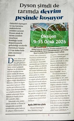Dyson Şimdi de Tarımda Devrim Peşinde Koşuyor-1