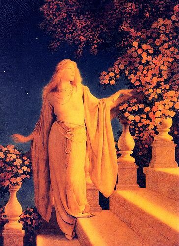 Cinderella, 1913 Maxfield Parrish