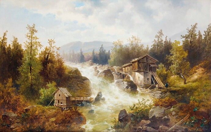 Josef Thoma - brettermühle in der krumau