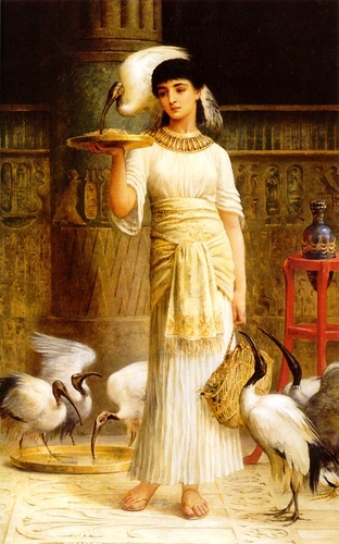 Edwin Longsden Long - Alethe, Attendant of the Sacred Ibis