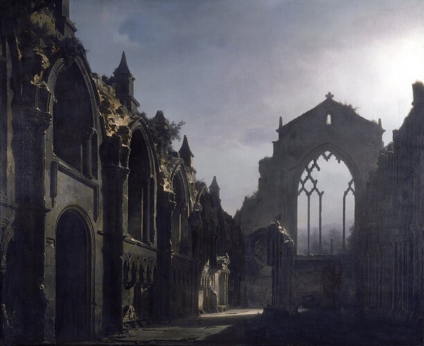 The_Ruins_of_Holyrood_Chapel_(Louis_Daguerre),1824(Google_Art_Project)