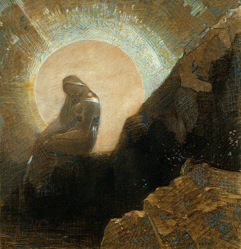 Odilon_Redon_-Melancholy-_(MeisterDrucke-1598309)