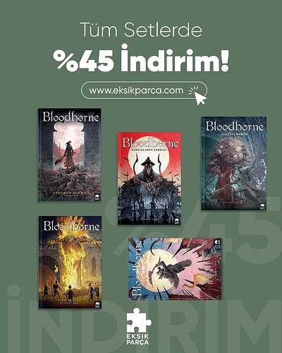 www.eksikparca.com’a özel tüm kitaplar _40; tüm setler _45 indirimli! 500 TL ve üzeri alışverişlerinizde kargo ücretsiz.•••#eksikparçayayınları #indirim #kampanya #kitap #kitaplar