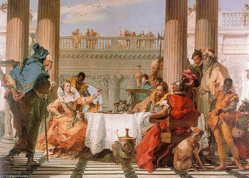The Banquet of Cleopatra – Giovanni Battista Tiepolo - 1744